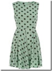 Dorothy Perkins Mint 50's Dotty Dress